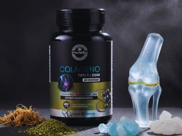 Kit 25  Colágeno Tipo II CGM + MSM + Glucosamina + Condroitina Premium Suporte Completo para Articulações e Mobilidade  - 540 Mg por cápsula - 60 Cápsulas O Colágeno Tipo II CGM é uma fórmula Premium