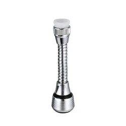 Torneira de cozinha de aço inoxidável, dispositivo de economia de água, alongamento rotativo, à prova de respingos, extensor de spray, borbulhador