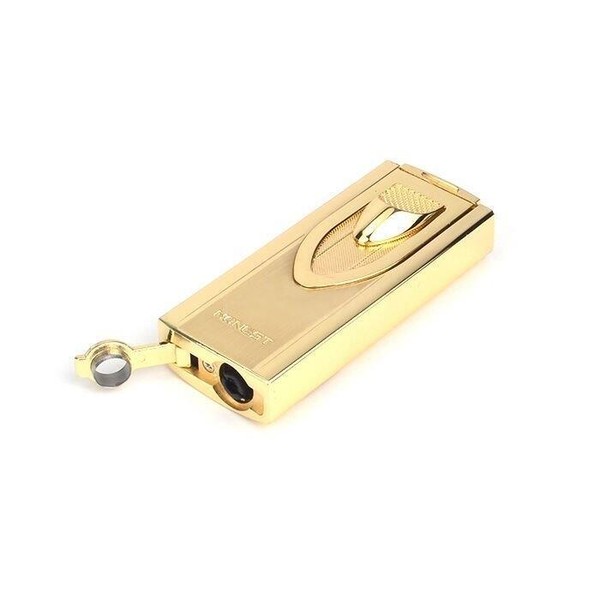 Isqueiro Maçarico Honest 724 - Dourado (2 Chamas)