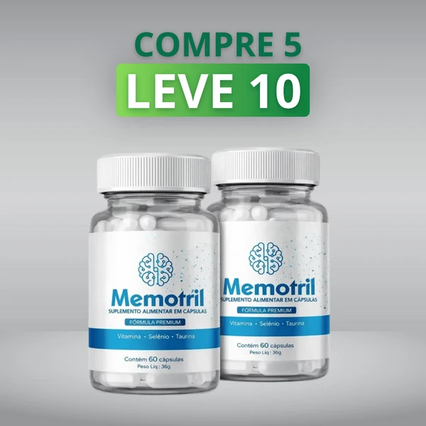 Memotril - 10% de Desconto no Pix + Frete Grátis