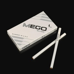 Cigarro Mego Super Slim Silver - Pacote com 10