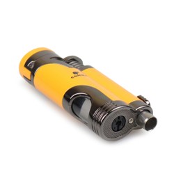 Isqueiro Maçarico Cohiba 052 - Amarelo (2 Chamas)