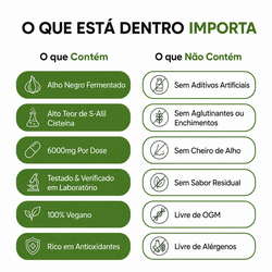Fermenvita® Alho Negro Fermentado 6.000mg | Desincha, Regula e Fortalece a Imunidade