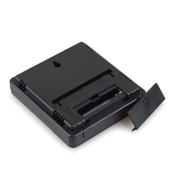 Termo Higrômetro Digital HTC Quadrado - Preto