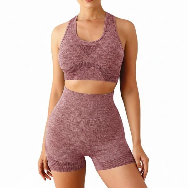 Conjunto fitness feminino modelador para academia, focado em valorização da silhueta, conforto e desempenho nos treinos.
