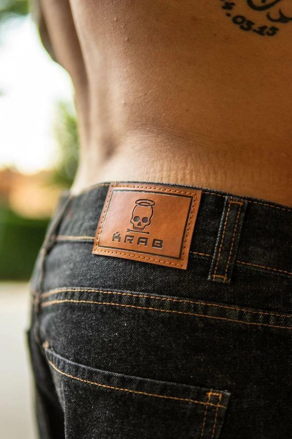 Jorts Basic Black Estoned Krab