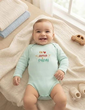 BODY YUKS EU AMO PAPAI 20678 VERDE