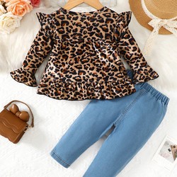 Conjunto Jeans Leopard