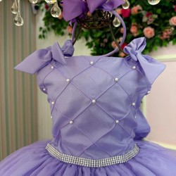 Vestido Luxo Lilás Inspiração - Ariel 
