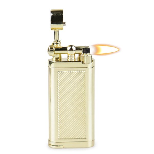 Isqueiro para Cachimbo Spunk Pipes Lines - Dourado
