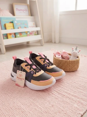 TENIS PAMPILI #MAGIC PRETO/COLORIDO SINT 542058 