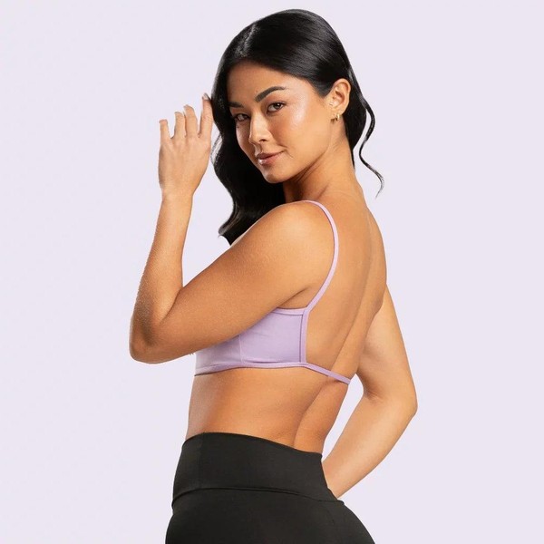 Kit 3 Top Cropped de Academia com Decote nas Costas - Alças Finas e Tecido Leve