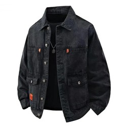 Jaqueta Jeans Masculina Marenzzo Loose Fit Resistente