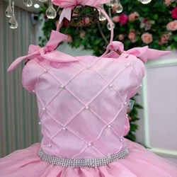 Vestido Luxo - Rosa Bebê