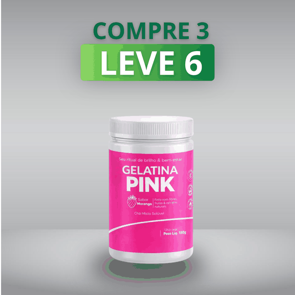Gelatina Pink - 10% de Desconto no Pix + Frete Grátis