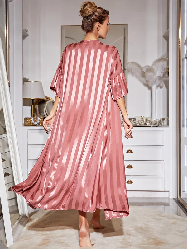 Conjunto Robe e Camisola Luxury Seda