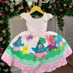  Vestido Temático - Galinha Pintadinha  