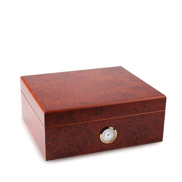 Umidor para 55 Charutos Apex - Rádica Escura