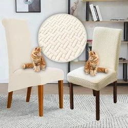 Kit Capas de Cadeira - (Semi-impermeável) - Tecido Jacquard