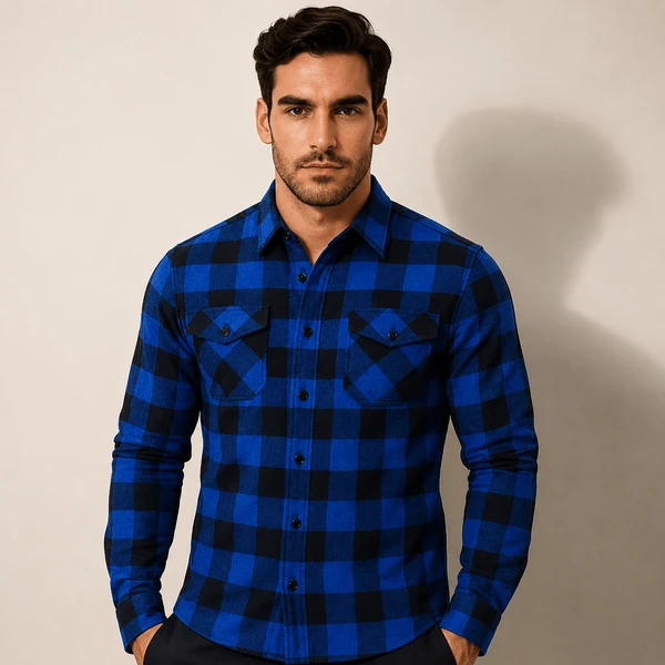 Camisa Masculina Ferr Manga Longa Xadrez Flanelada