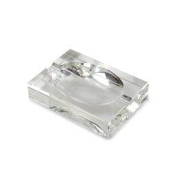 Cinzeiro para 2 Charutos de Cristal Brahms