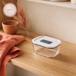 Pote de vidro hermético Ou 370ml Linha Fresh Lock