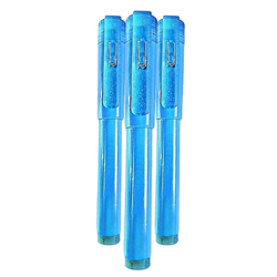 Kit com 3 Canetas P/ Identificar Notas Dinheiro Com Luz Uv