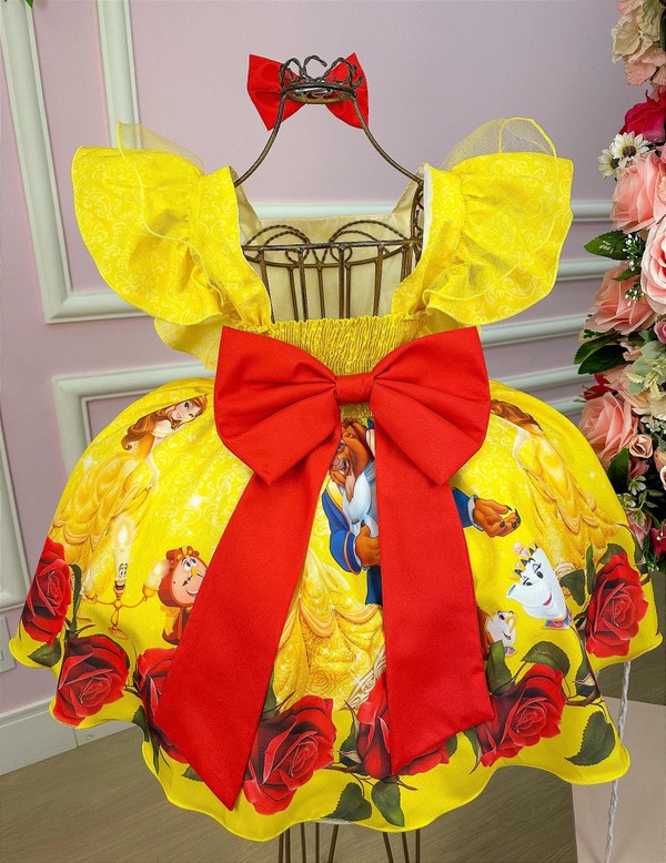 Vestido Temático - A Bela e a Fera