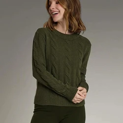 Blusa Trançada Varena De Inverno Velour