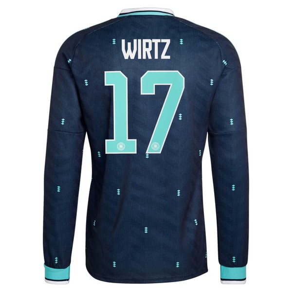 Camisa Seleção Alemanha Away 2026/27 Wirtz 17 - Manga longa