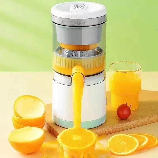 Espremedor Elétrico Recarregável USB para Laranja e Limão | Suco Natural em Segundos