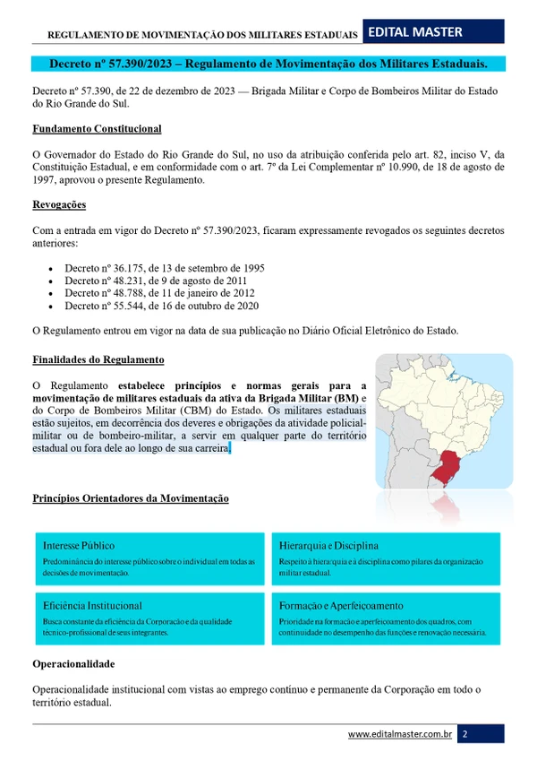 Brigada Militar/RS - 2º Sargento de Saúde 