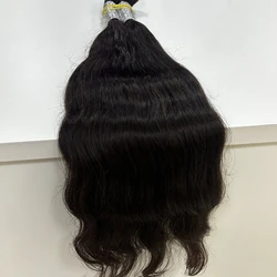 Cabelo Indiano Castanho ondulado 45cm - 100gr
