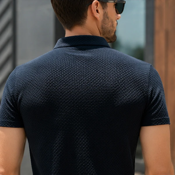 [LEVE 5 PAGUE 3] Camisa Masculina Novex em Seda Gelo e Elastano (Luxo Masculino em Cada Detalhe)