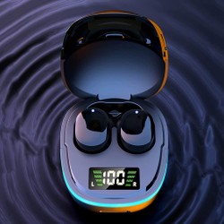 Fone de ouvido sem fio Bluetooth para jogos G9S com cancelamento de ruído, som estéreo Hi-Fi à prova d'água com microfone