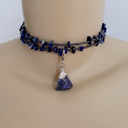CHOKER LAZULI