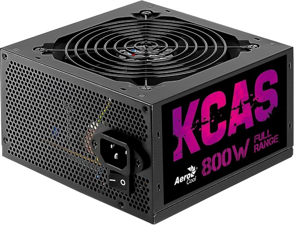 Fonte para PC Aerocool ATX 800W KCAS Sem Cabo - KCAS 800W
