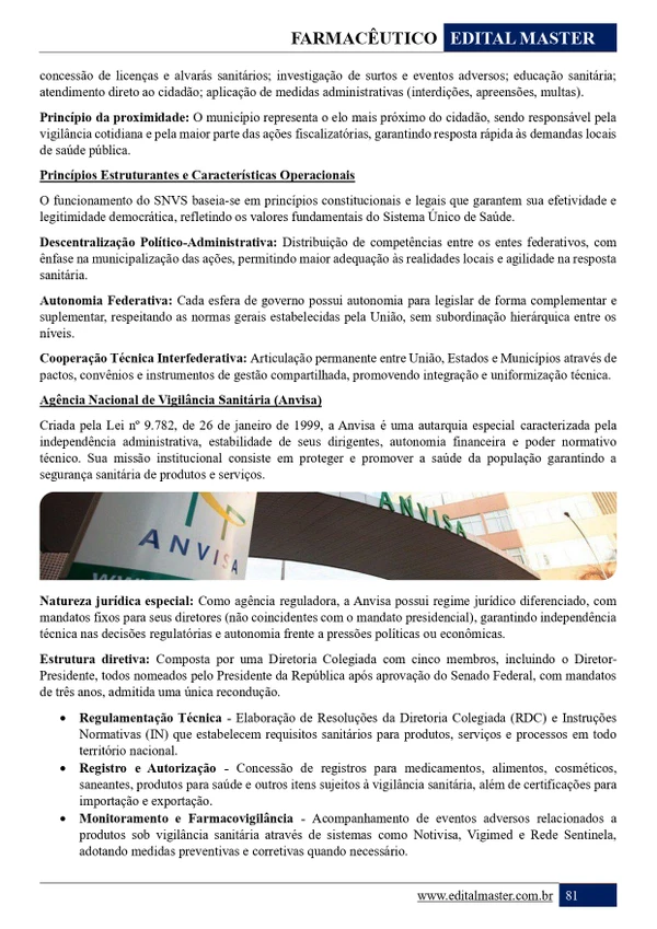 Farmacêutico - Ministério da Saúde