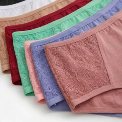 Kit Calcinha Plus Size Algodão Cintura Alta Cós Alto