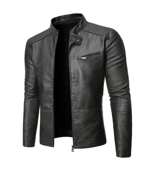 Jaqueta Masculina de Couro Madrid