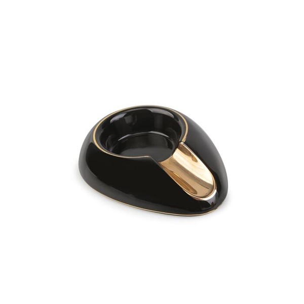 Cinzeiro de Ceramica para 1 Charuto Motier - Preto