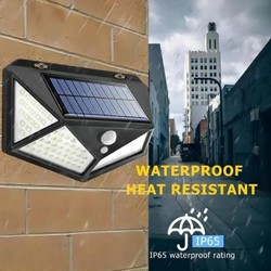Lâmpada solar multifuncional decoração de jardim ao ar livre luz solar led à prova d' água holofote alimentado por luz solar com sensor de movimento