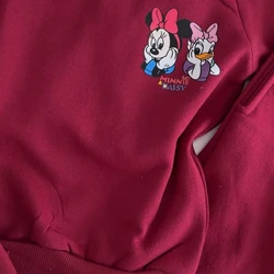 Conjunto De Moletom - Minnie e Margarida - Bordô 