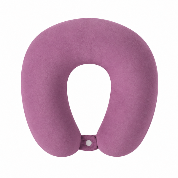 Almofada de Pescoço para Viagem Rosa