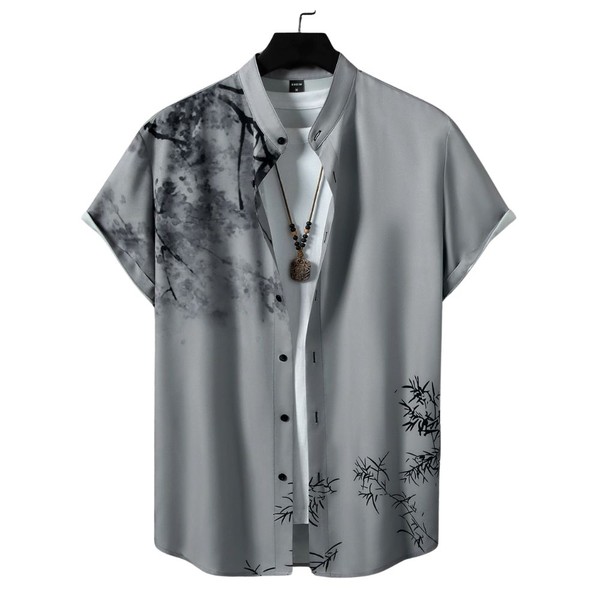 Camisa Vinser Cinza Sakura