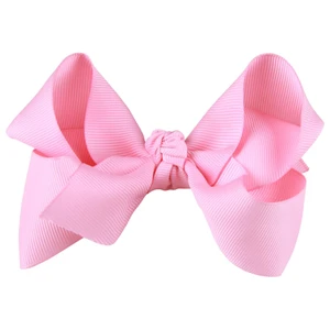 Laço de Cabelo - Rosa Bebê Liso