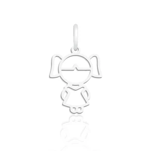 Pingente Laser Menina 1 Vazada TAM-1 MINI