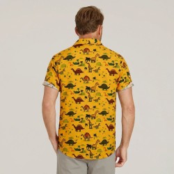 Camisa Vinser Jurassic Amarelo