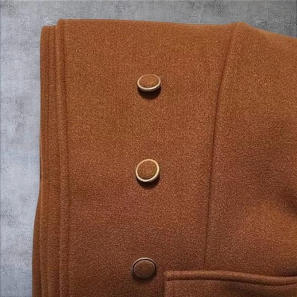 Casaco sobretudo feminino em tecido lã batida moda de inverno