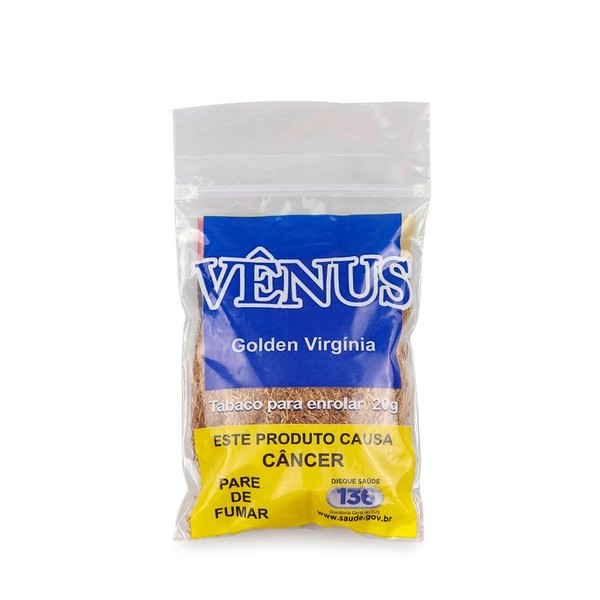 Tabaco para Enrolar Vênus Golden Virgínia - Pct (20g)